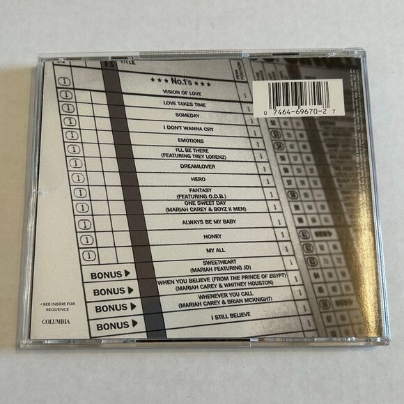 Mariah #1s CD - Picture 2 of 10